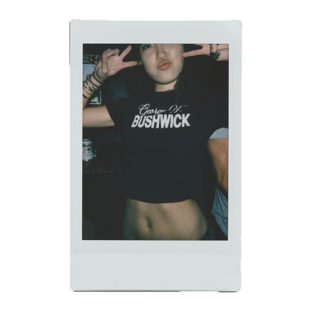 GEORGE W. BUSHWICK baby tee (blk)