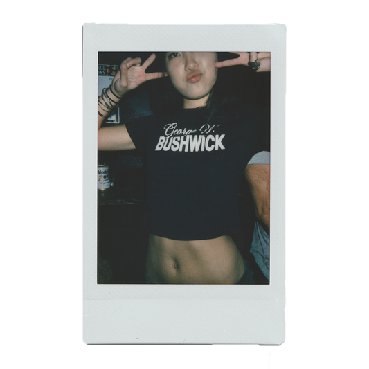 GEORGE W. BUSHWICK baby tee (blk)